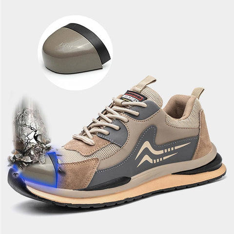 Zapato de seguridad RONA Beta Brown - Extra cómodas