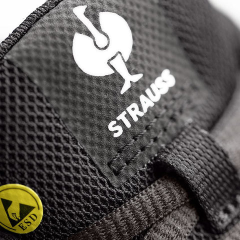 Zapato de seguridad STRAUSS S1P Banco low