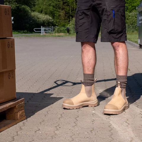 Steel Blue Hobart TPU S3 Sand Sicherheitsstiefel – Wasserdicht