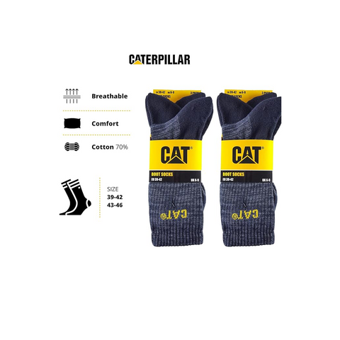 Caterpillar 6 pares de calcetines Cat Real Work