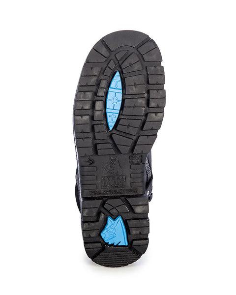 STEEL BLUE Parkes ZIP Black TPU SC S3 Schwarzer Sicherheitsstiefel - Wasserdicht