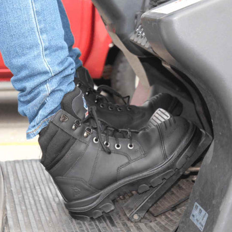 STEEL BLUE Southern Cross ZIP Black Graphene S3 Schwarzer Sicherheitsstiefel - Wasserdicht